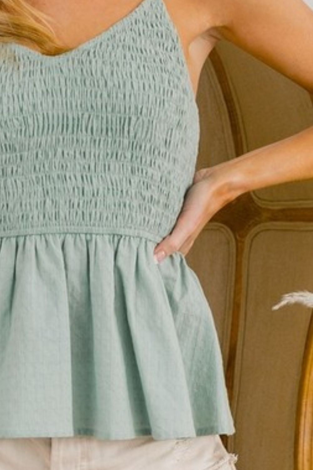 BiBi Eyelet Woven Cami