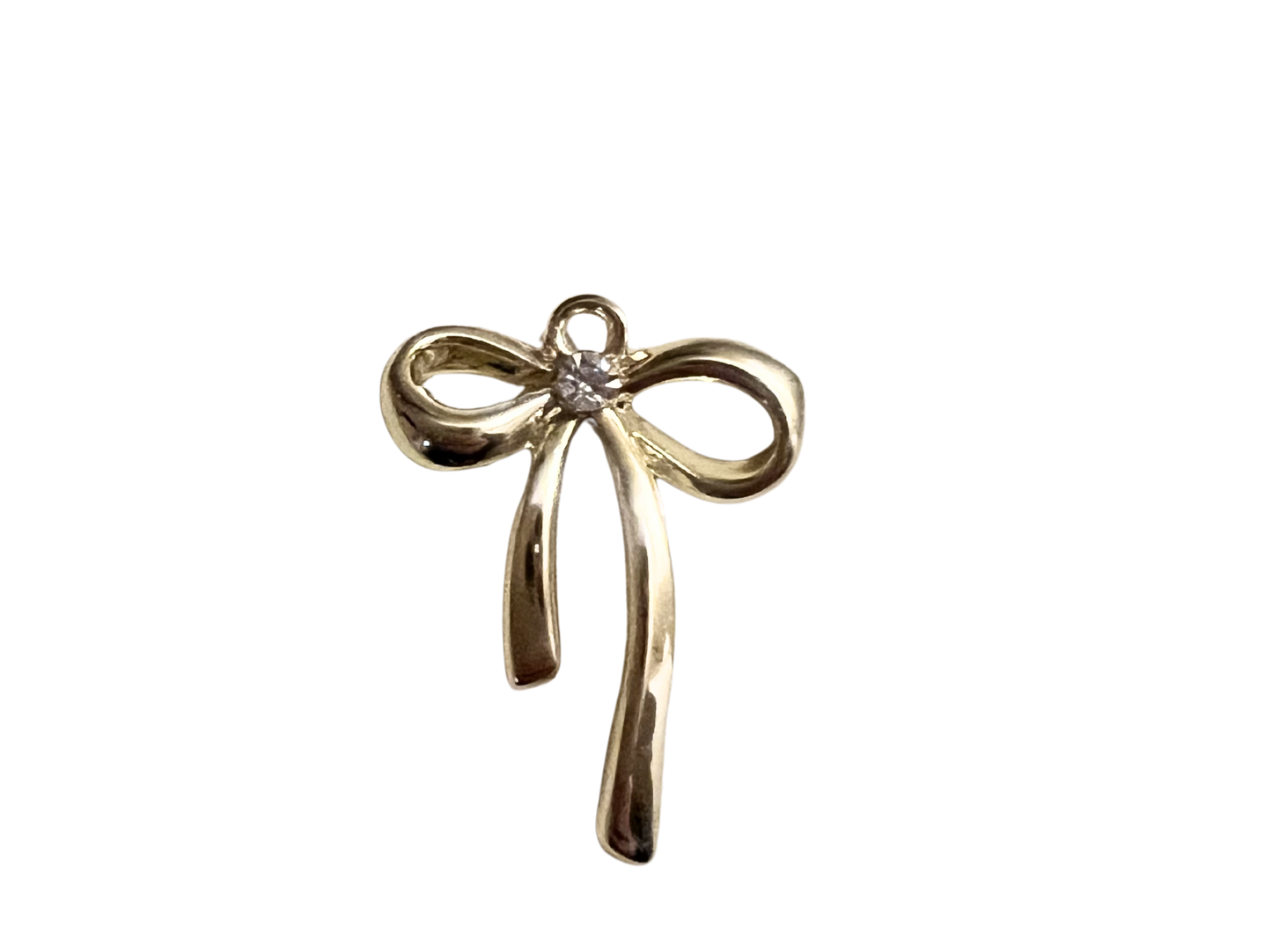 Gold Bow Charm #1