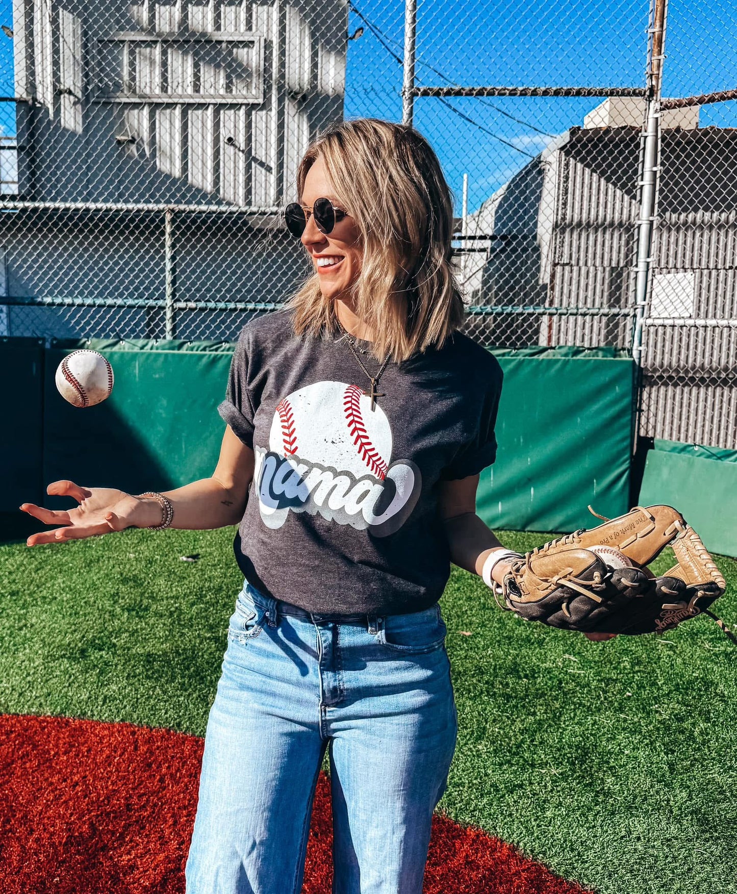 Baseball Mama Graphic Tee