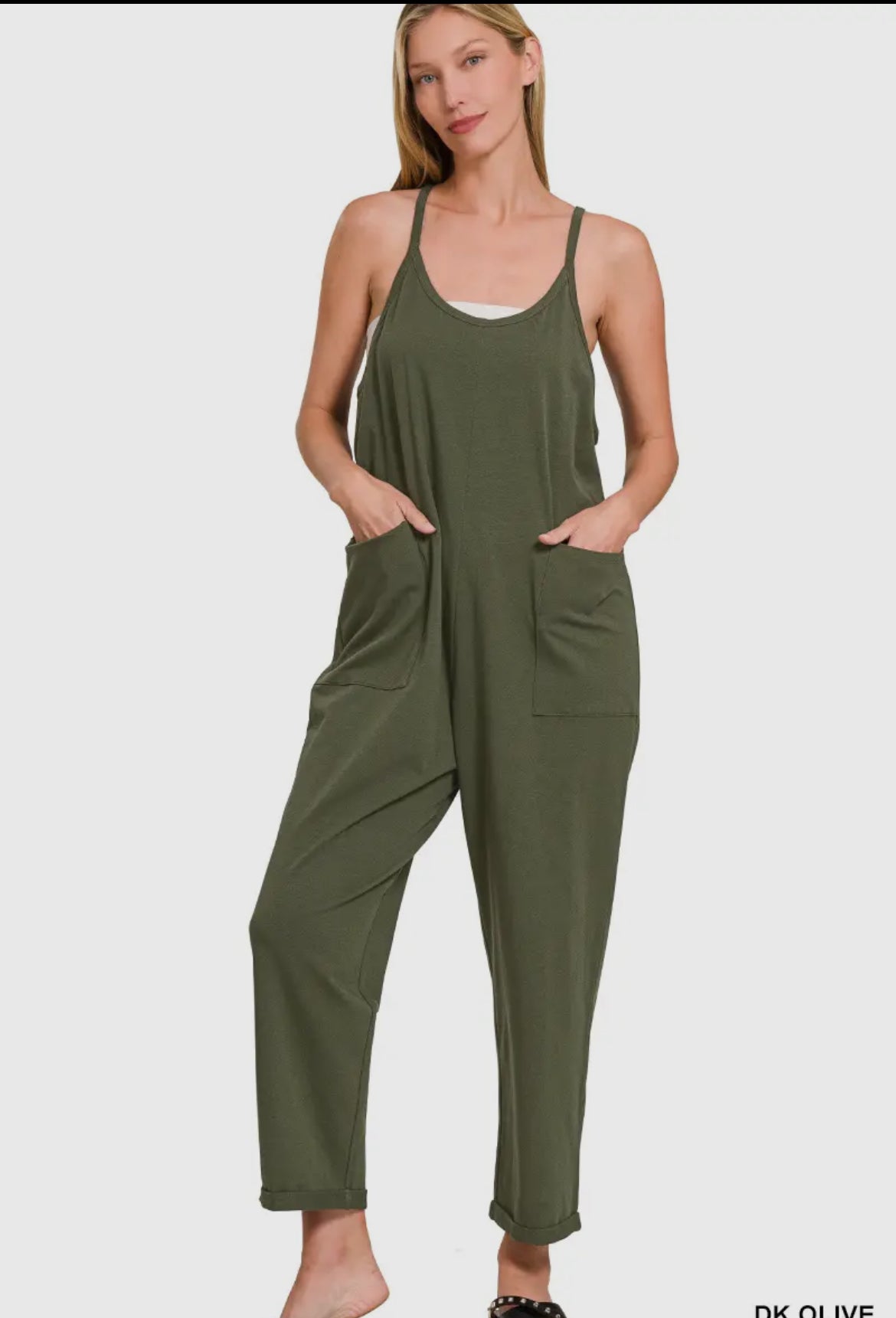 Zenana Pocket Jumpsuit