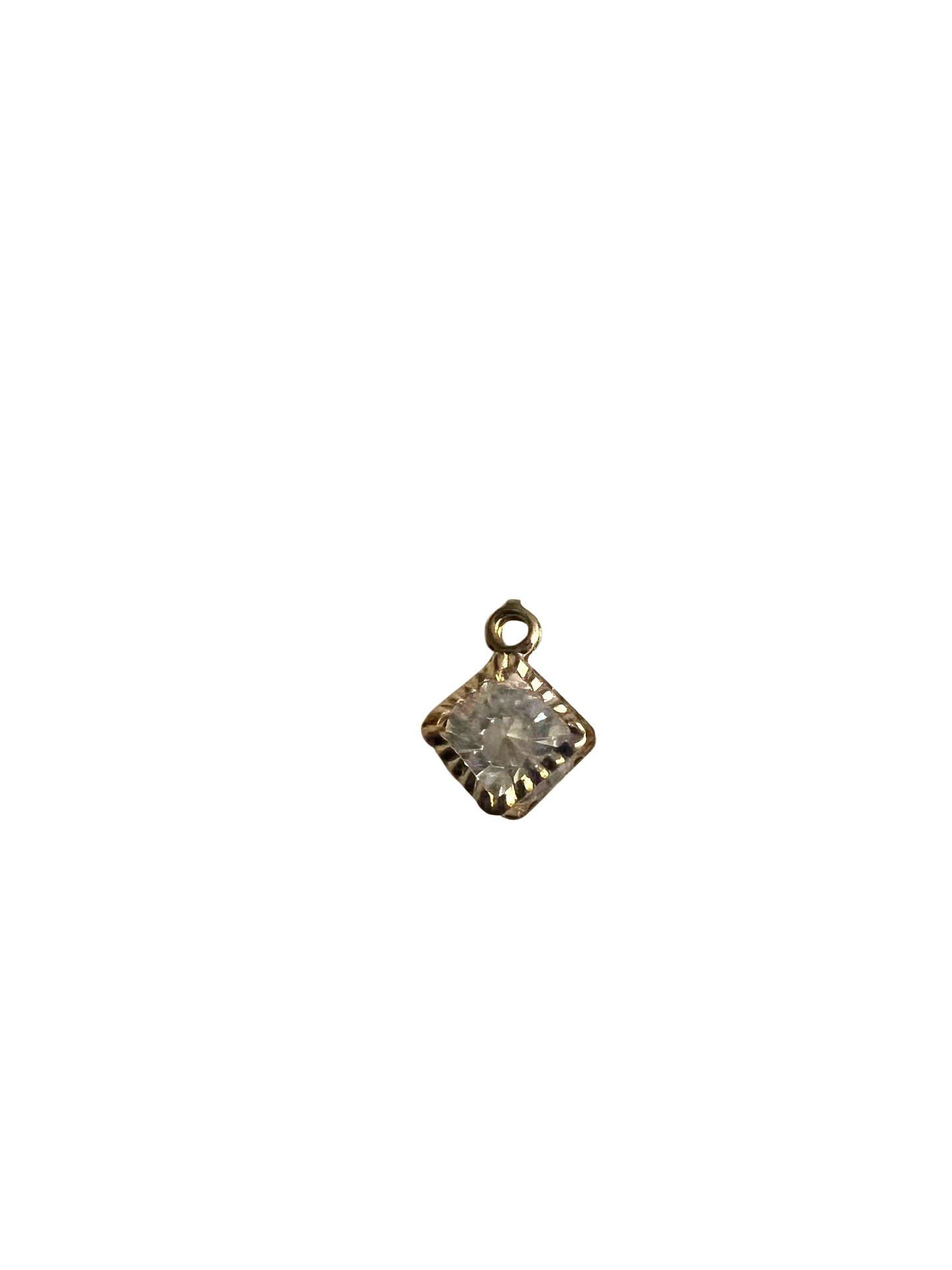 Gold Diamond Charm