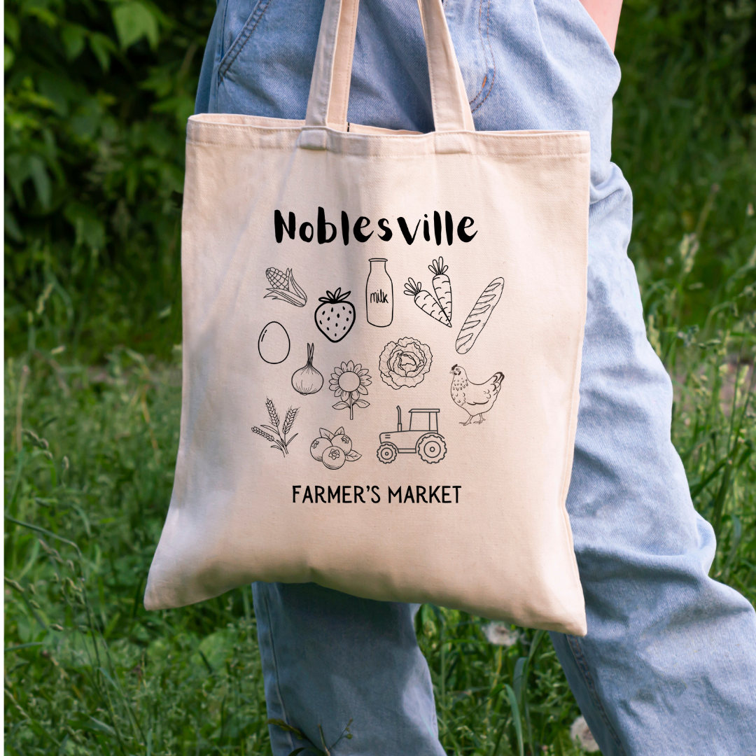 Noblesville Farmer's Market Canvas Bag