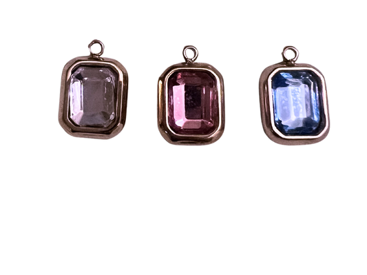 Rectangle Jewel Charm