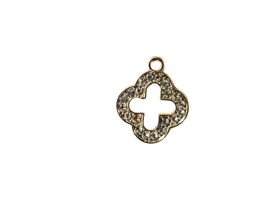 Diamond Scallop Charm