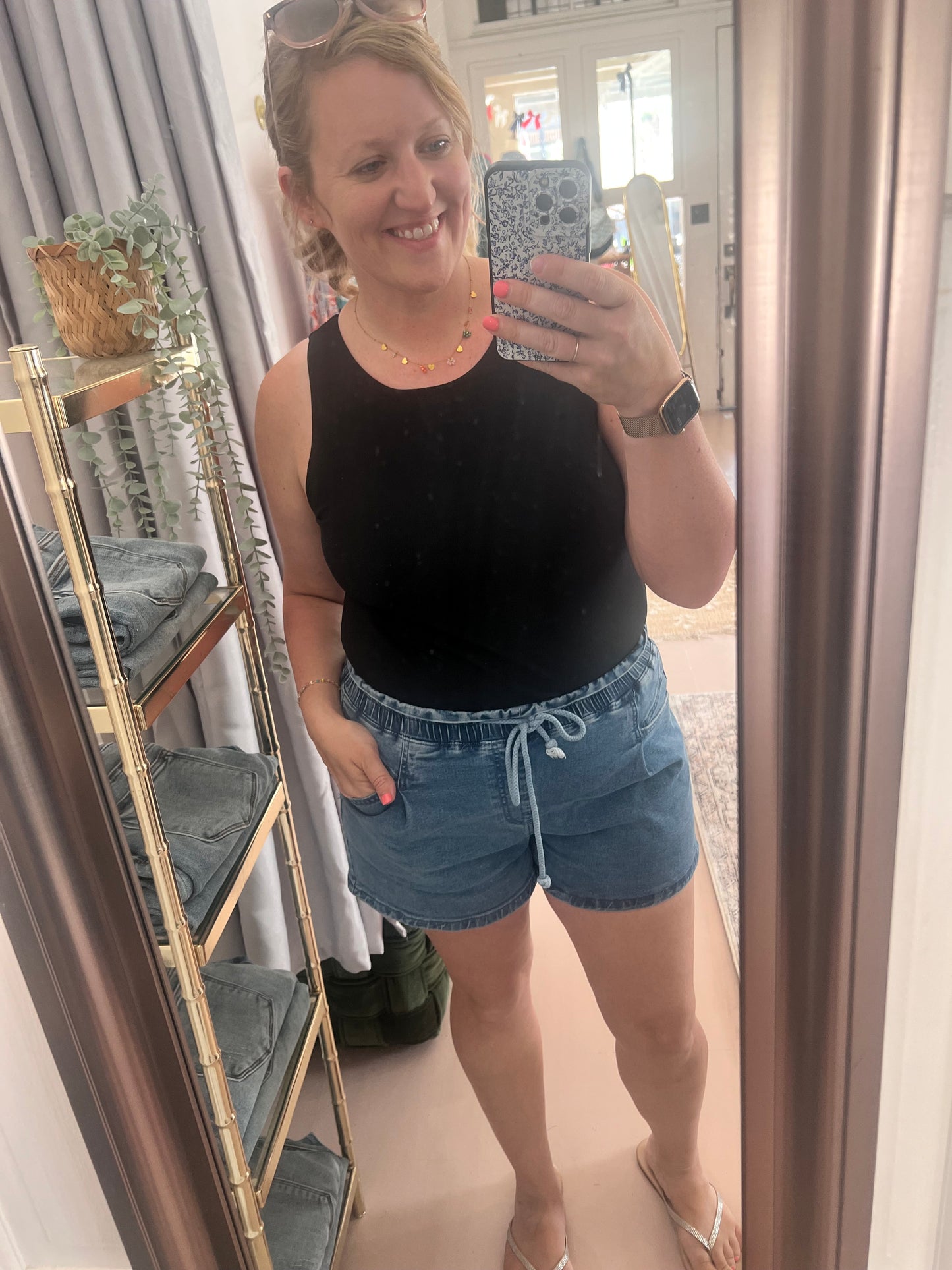 Ashleigh Blue Drawstring Shorts