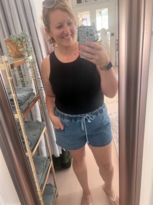 Ashleigh Blue Drawstring Shorts