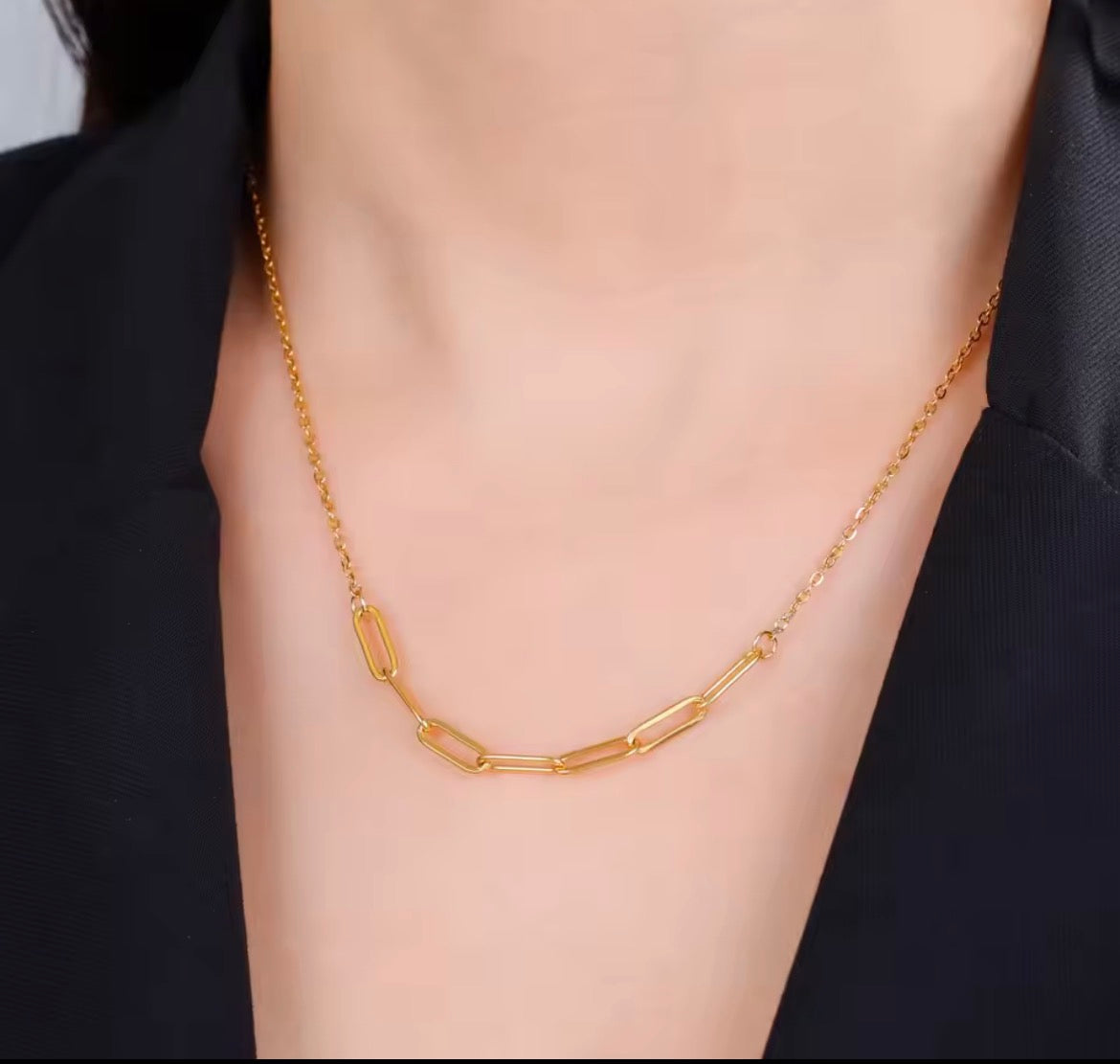 Paperclip Necklace Style 2