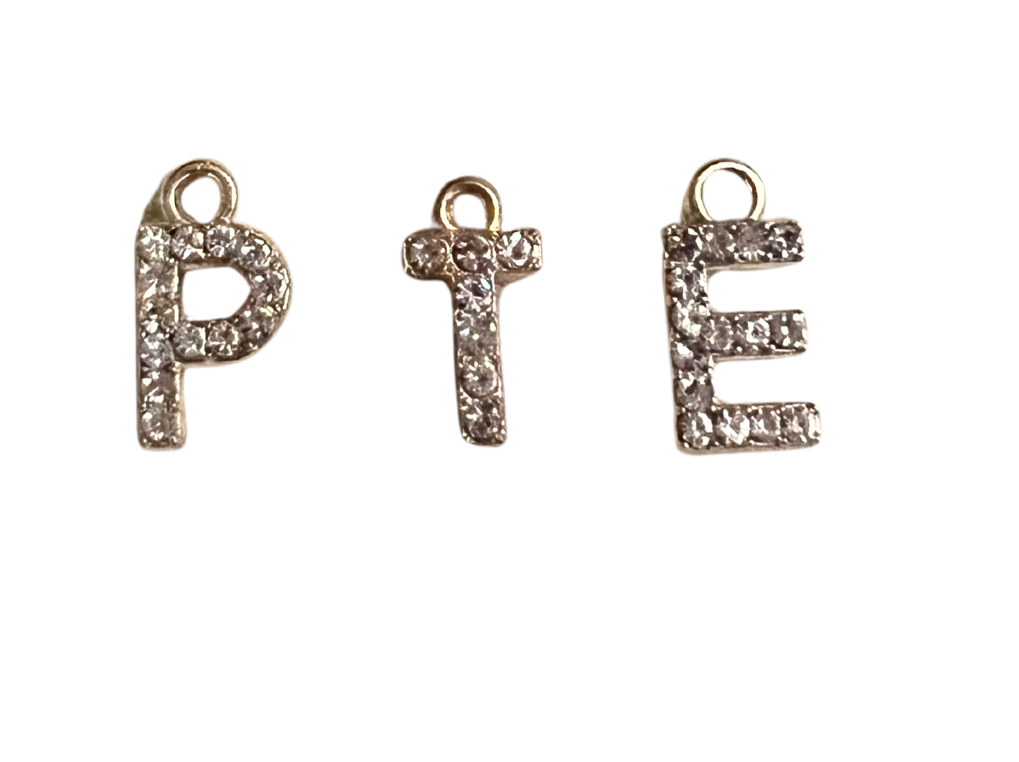 Diamond Letter Charms