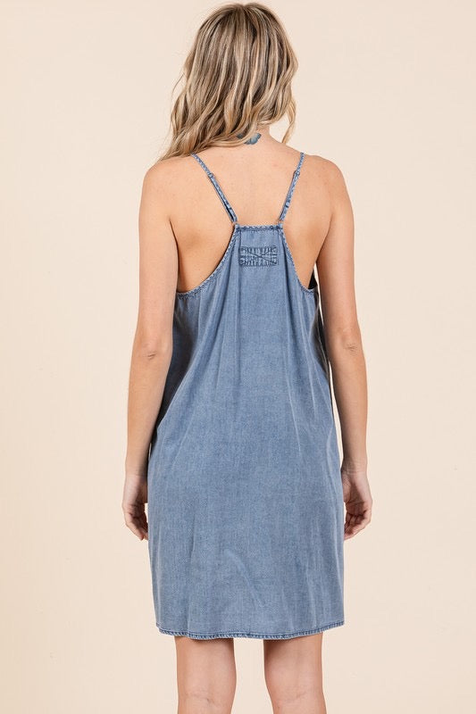 Mittoshop Denim Pocket Dress