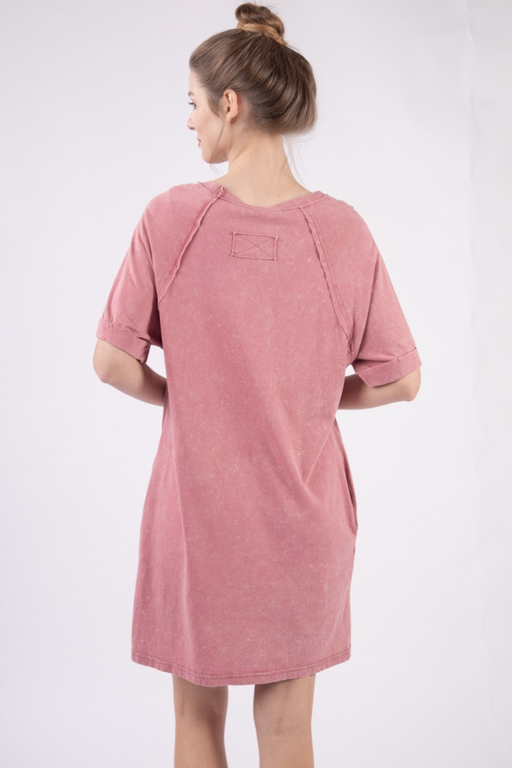 VERY J Washed Tee Dress