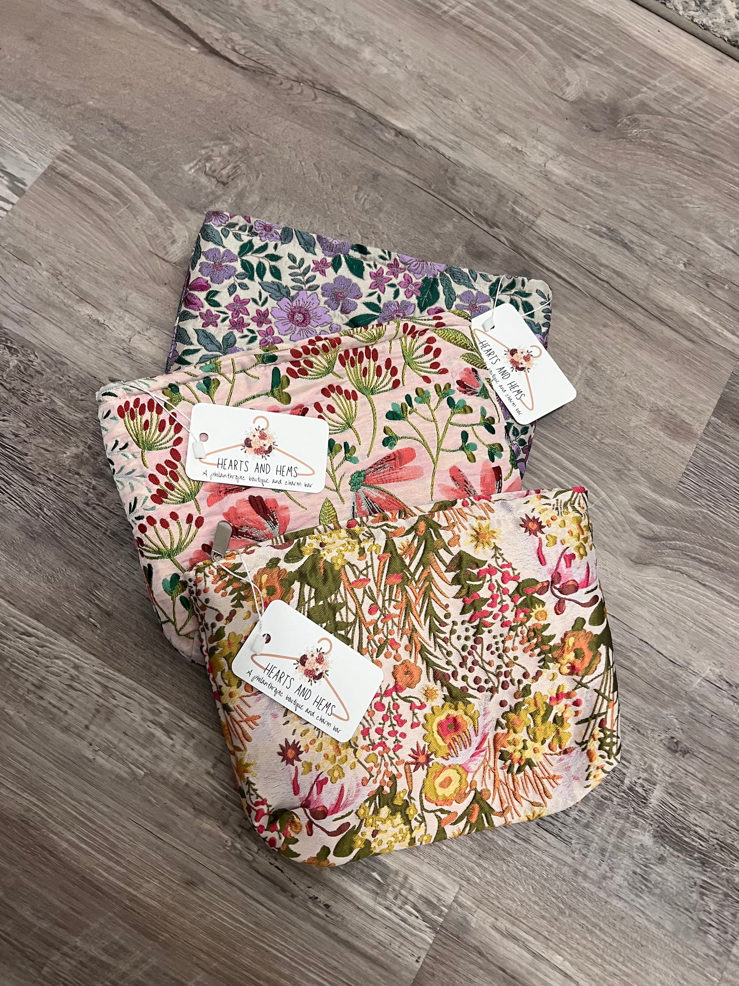 Maddie Embroidered Accessory Bags