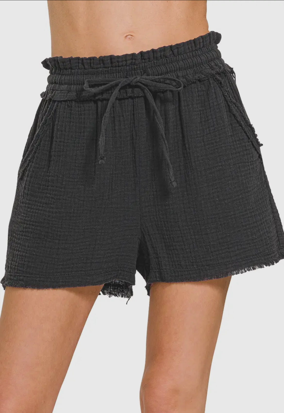 Zenana Gauze Shorts