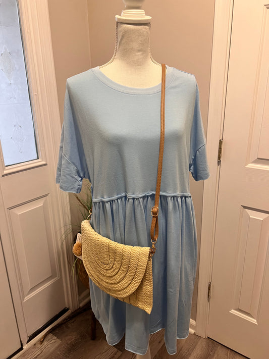 Bella Woven Straw Bag