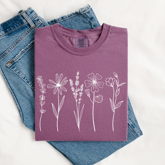 Wildflowers Minimalist Shirt
