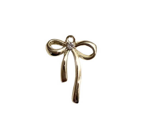 Gold Bow Charm #1