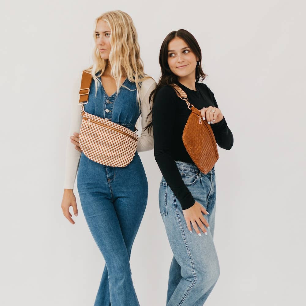 Westlyn Woven Bum Bag -Tan