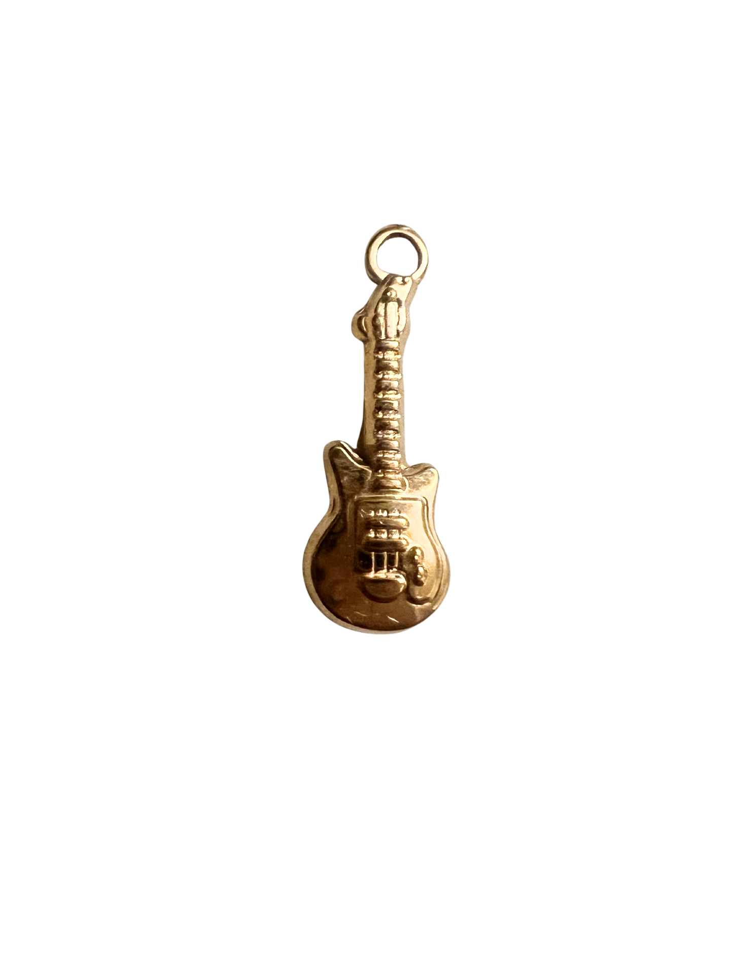Gold Guitar Charm