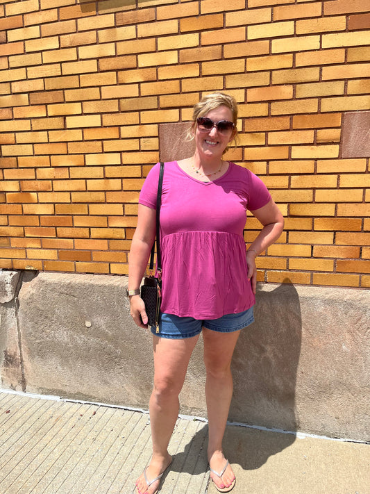 Michelle Mae Sarah Ruffle Top