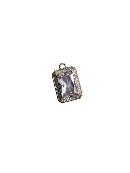 Rectangle Jewel Charm