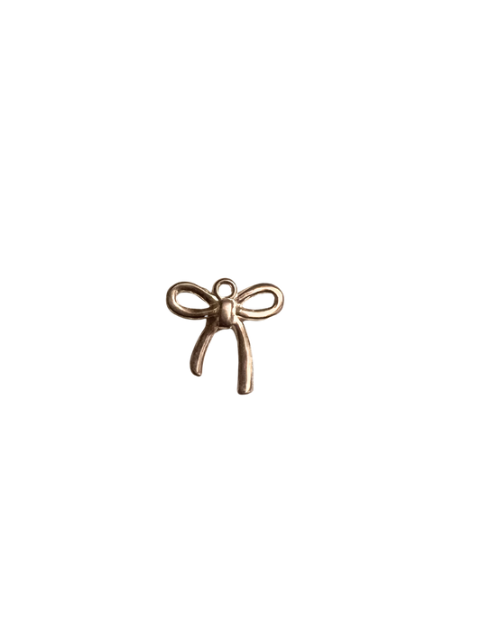 Gold Bow Charm #3