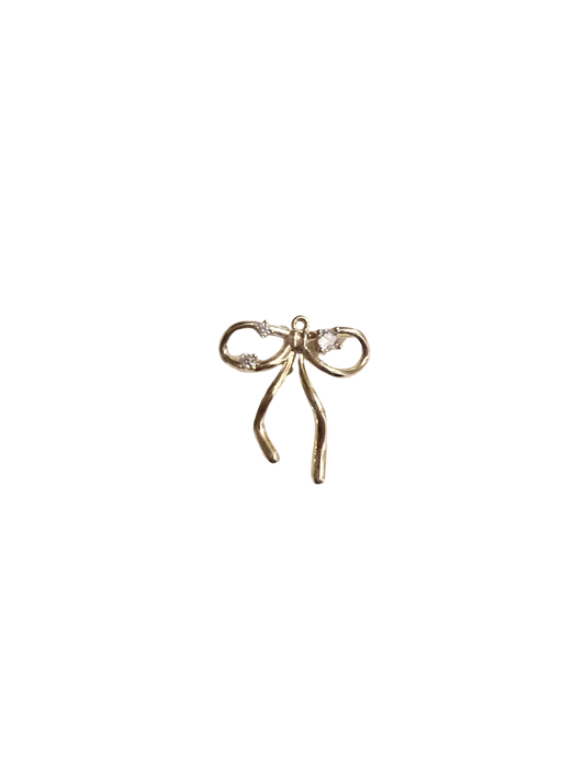 Gold Bow Charm #2