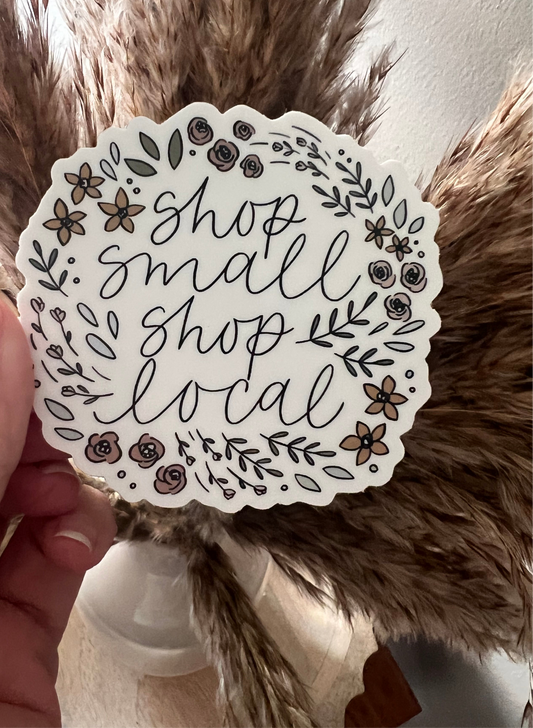 Shop Small Sticker
