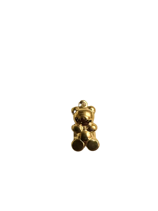 Gold Gummy Bear Charm