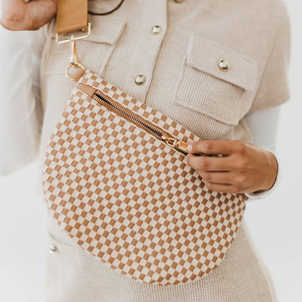 Westlyn Woven Bum Bag -Tan