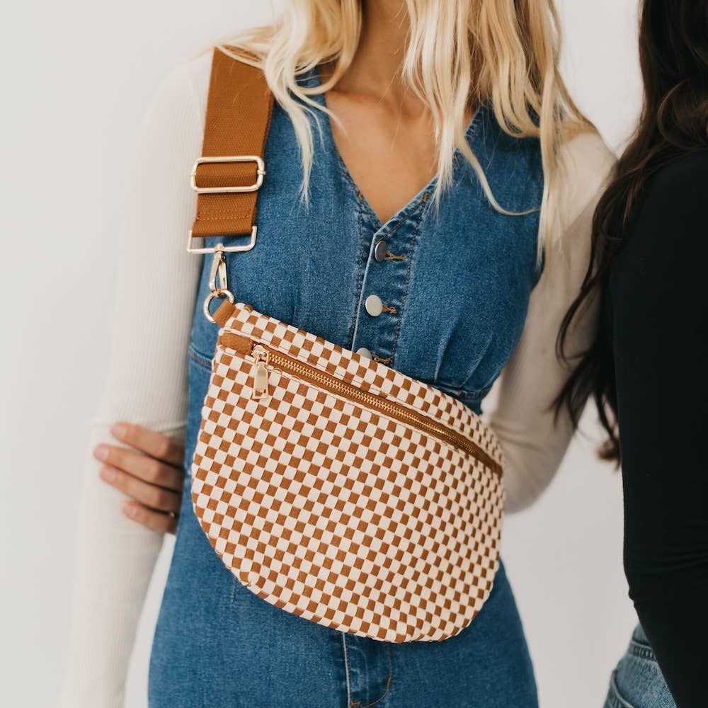 Westlyn Woven Bum Bag -Tan